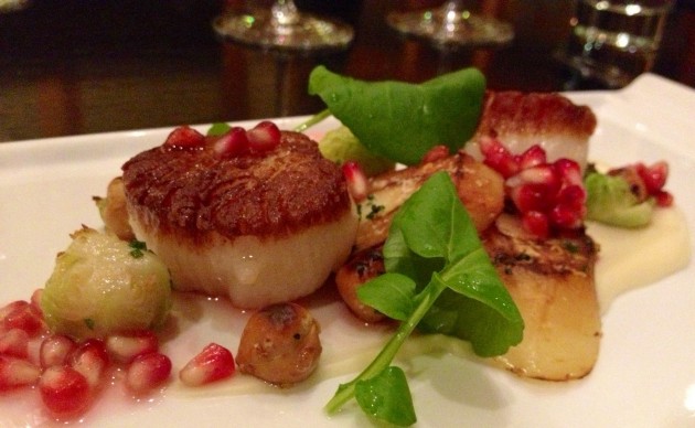 Copperleaf’s Caramelized Diver Scallops and Domaine Drouhin “Arthur” Chardonnay